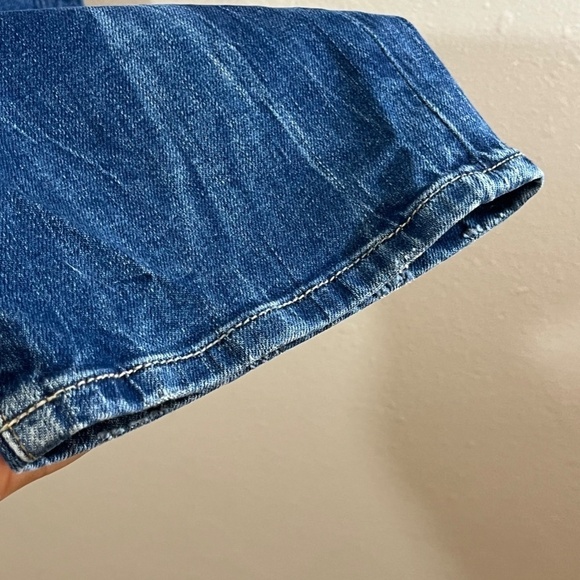 Replay Men Jeans Size 36 Blue Med Wash Faded Straight Wide Leg Waitom Luxe - Picture 7 of 16